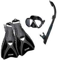 Duikbril, snorkel & vinnen