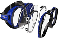 Mares Force-X LiquidSkin - Duikbril - Blue/Black-2