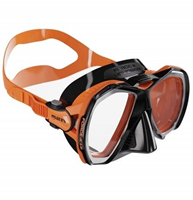 Mares Force-X LiquidSkin - Duikbril - Orange/Black