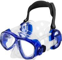 Pro Ear Duikmasker Anti-Fog - Blauw