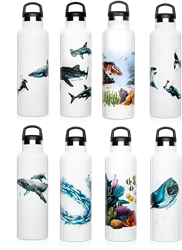 Fish Tank Waterfles (met een verhaal)
