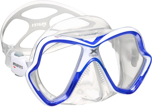 Mares X-Vision - Duikbril - Clear / Blue