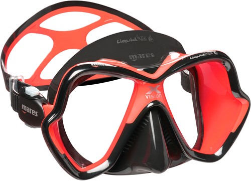 Mask X-VISION Ultra Red Black-2