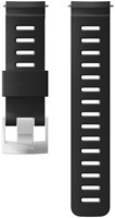 SUUNTO 24MM DIVE 1 SILICONE STRAP BLACK/STEEL M