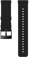 SUUNTO 24MM URBAN 2 LEATHER STRAP BLACK/BLACK M