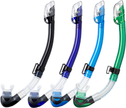 TUSA Hyperdry Elite II - Snorkel met helder siliconen