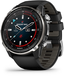 Garmin Descent Mk3i - Silver and Black PVD Titanium