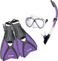 SNORKELSET CF02 Paars L (44-48)
