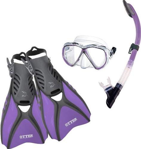 SNORKELSET CF02 Paars L (44-48)
