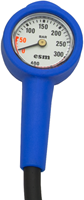 Manometer 400 bar - Blauw