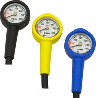 Manometer 400 bar - zwart