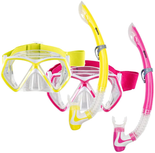 Mares Snorkelset Pirate Neon - Kinderen van 6 tot 10 jaar