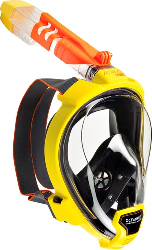 Ocean Reef Aria QR+ Snorkelmasker Geel