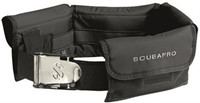 PADDED WEIGHTBELT 3P zwart S