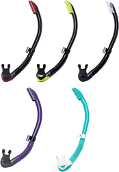 TUSA Platina II Hyperdry - Snorkel - Donker Siliconen