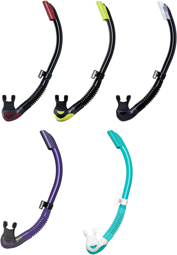 TUSA Platina II Hyperdry - Snorkel - Donker Siliconen