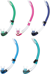TUSA Platina 2 Hyperdry - Snorkel - Helder siliconen