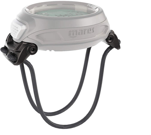 Mares Puck Lite met Bungee Mount en Shell Round case-2