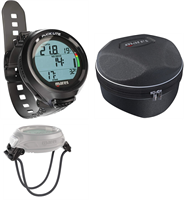 Mares Puck Lite met Bungee Mount en Shell Round case