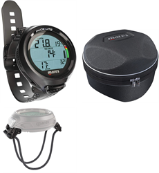 Mares Puck Lite met Bungee Mount en Shell Round case