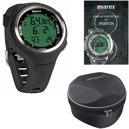 Mares Smart met Display Protector (2x) en Shell Round