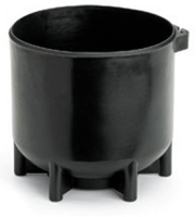 Flesvoet 140mm Zwart