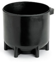 Flesvoet 140mm Zwart
