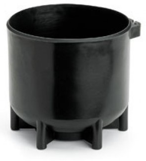 Flesvoet 140mm Zwart
