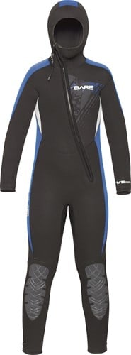 BARE 7/6mm Manta Hooded Full, Blue - 14
