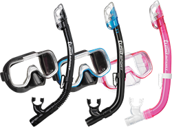 TUSA Mini Kleio Youth Dry snorkelset 6-12 jaar