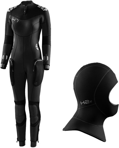 Waterproof W7 met Hood 5/7 mm - Dames
