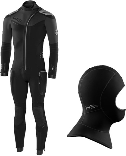 Waterproof W8 met Hood 5/7 mm - Heren