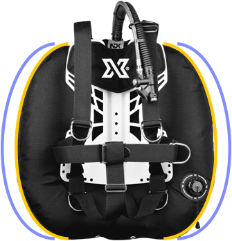 XDeep Ghost Wing - Standard - Backplate Size S-2